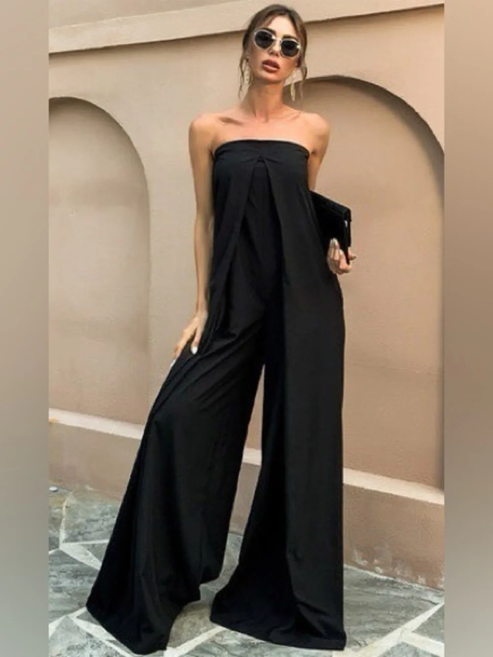 Zara linen blend jumpsuit - Picture 1 of 12